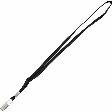 ADVANTUS LANYARD, CLIP, BK, 100PK AVT97128